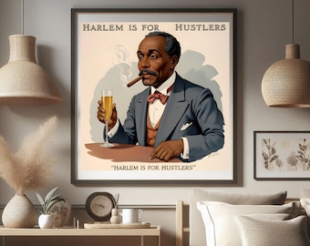 Harlem Renaissance Art Print: 1920s Black Art Deco (Digital Download)