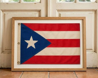 Puerto Rico Flag- Vintage  Puerto Rican Pride Decor - Rustic Island Wall Art- Download