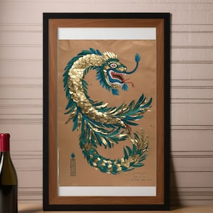 Quetzalcoatl Aztec  Olmec Art Feathered Serpent Print  Indigenous Mexican Mythology  Home Decor Printable Download Mesoamerican Art