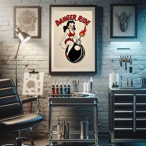 Tattoo Art Retro Flash Art  Inspired  Americana tattoo print Download