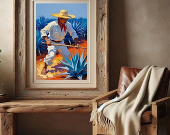 Jimador Wall Art Blue Agave Home Decor Download