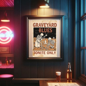 Blues Poster Gothic Home Decor Download