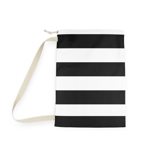 Striped Laundry Bag