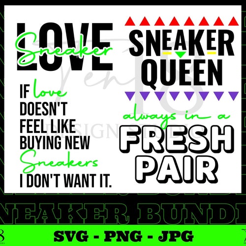 Sneakerhead SVG Sneakerhead Bundle Female Sneakerhead Etsy