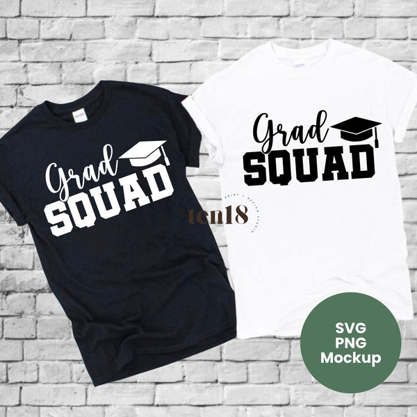 Grad Squad | Senior 2023 SVG | Class of 2023 SVG | Graduation 2023 SVG | Senior shirt 2023 | Cut files | Cricut | 2023 png