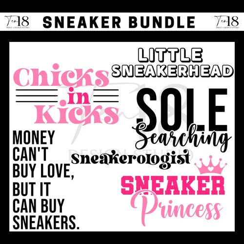 Sneakerhead SVG Sneakerhead Bundle Female Sneakerhead Etsy