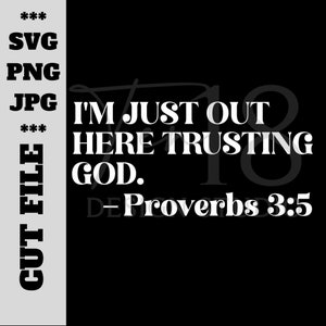 Faire confiance à Dieu | SVG religieux | Foi svg | Christian svg | | svg inspirante Hope svg | Prière svg | Bienheureux svg | Motivation svg