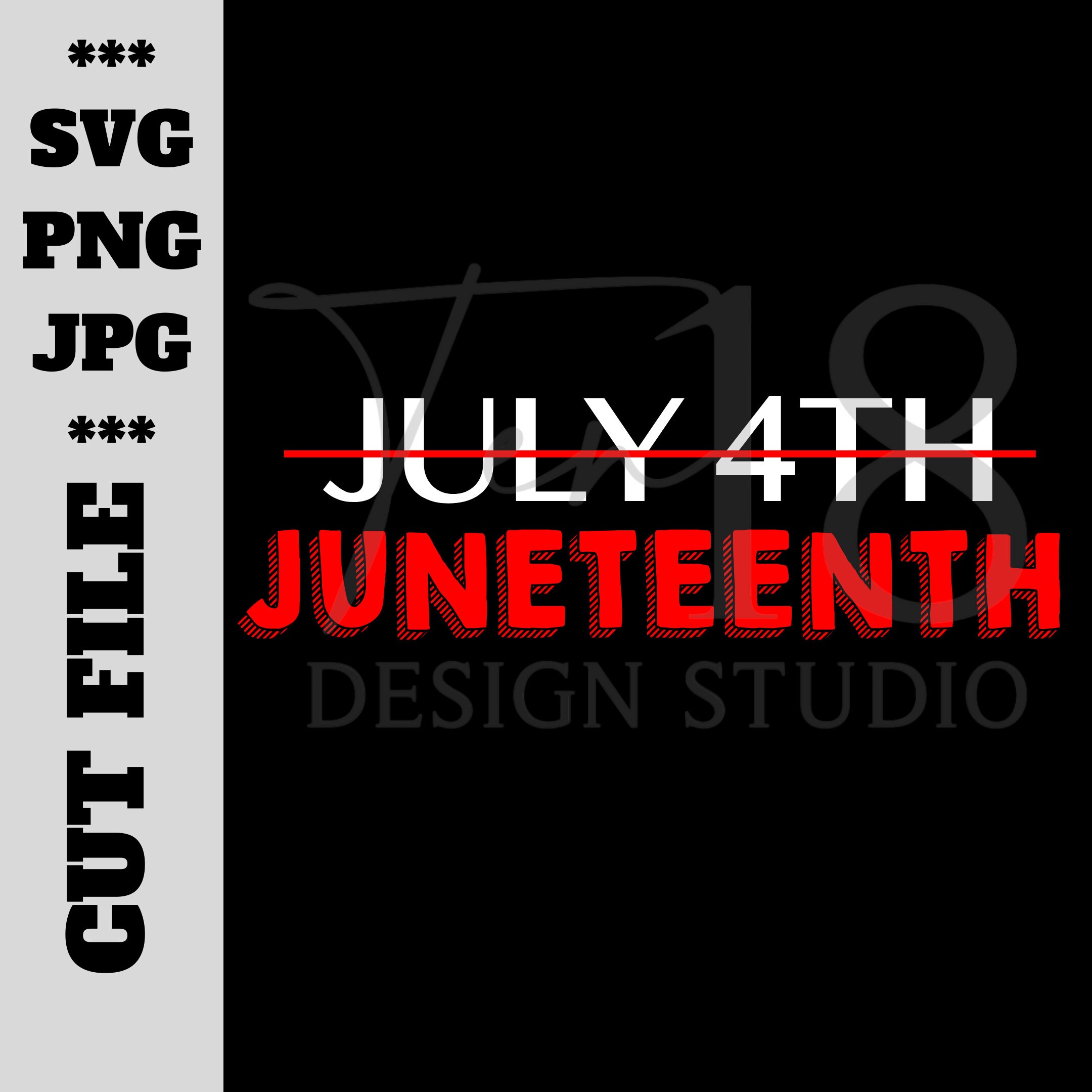 Anti 4th | The Real Independence Day SVG | 4th of deny svg | Juneteenth svg | Juneteenth is my Independence Day svg | Independence Day svg