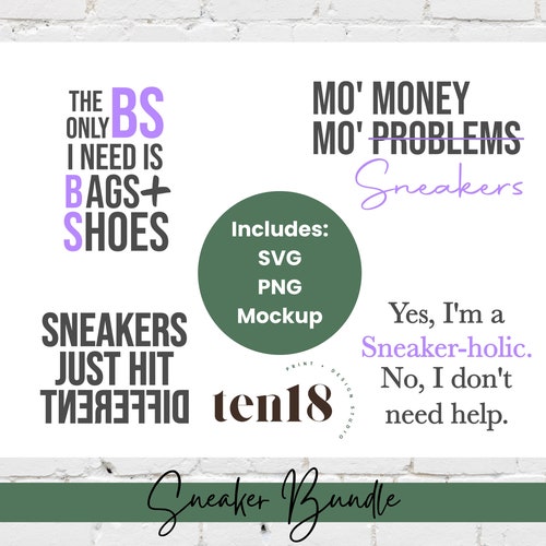 Sneakerhead SVG Sneakerhead Bundle Female Sneakerhead Etsy