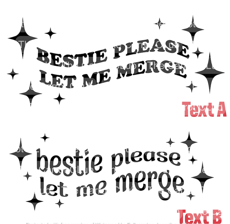 ORIGINAL DECAL Bestie Please Let Me Merge Bumper Sticker 5.5in, 7.5in, and 9.5in Vinyl Decal for Cars Personalized Vinyl Sticker image 3