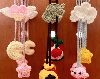 Crochet Car Hanger | Sailor Moon | Animal Crossing | Kirby | Gift Ideas | Car Decor | Anime Car Accessories | Gamer | Car Rear View Mirror