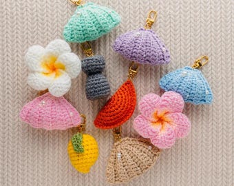 Crochet Keychains | Guam | Saipan | Rota | Tinian | NMI | Chamorro | Bag Charms | Gift | Handmade