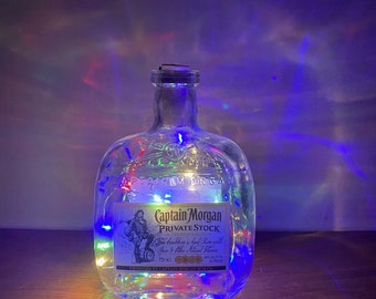 Captain Morgan Private Stock Rum Bottle Lamp