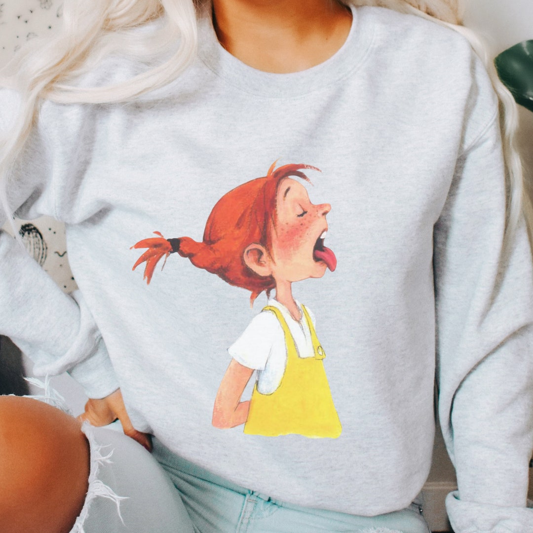 Pippi Langstrumpf Sweatshirt Astrid Lindgren Pullover Etsy.de