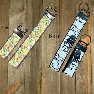 Porte-clés de voiture imprimé Space Wars 2 pour clés de maison, porte-clés avec bracelet, porte-clés, porte-clés en tissu, porte-clés de porte-clés