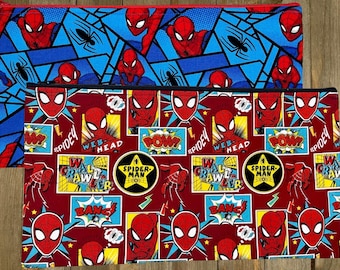 Web Slinger Superhero 2 Print Zippered Pouch/Pencil Case/Makeup Bag / Coin Purse