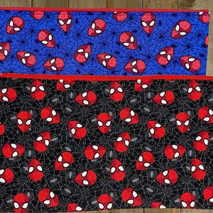 Web Slinger Superhero 1 Face Print Zippered Pouch/Pencil Case/Makeup Bag / Coin Purse
