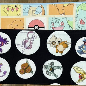 Pocket Monsters 1 Print Zippered Pouch/Pencil Case/Makeup Bag / Coin Purse