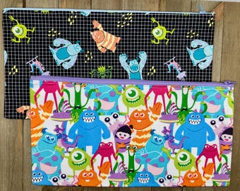 monsters inc makeup bag Marley's Monsters Cosmetic Bag
