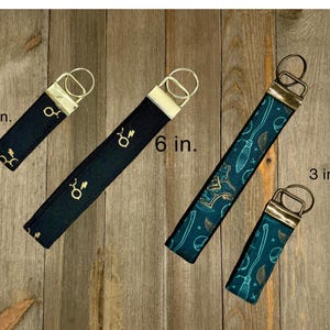 British Magic Kid 4 Print Car Key Fob for House Keys, Wristlet Keychain, Keyring, Fabric Keyfob, Keychain Wristlet