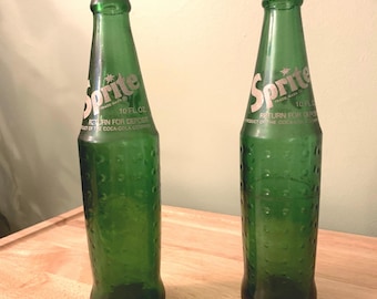 Antique Sprite bottles