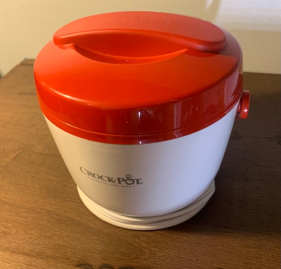 Crock-pot Brand Lunch Time Food Warmer Portable Red Mini Crockpot
