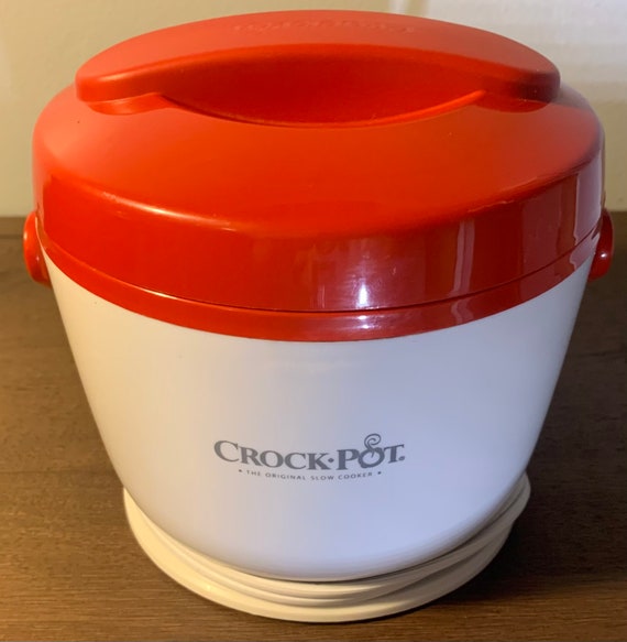 Crock-pot Brand Lunch Time Food Warmer Portable Red Mini Crockpot