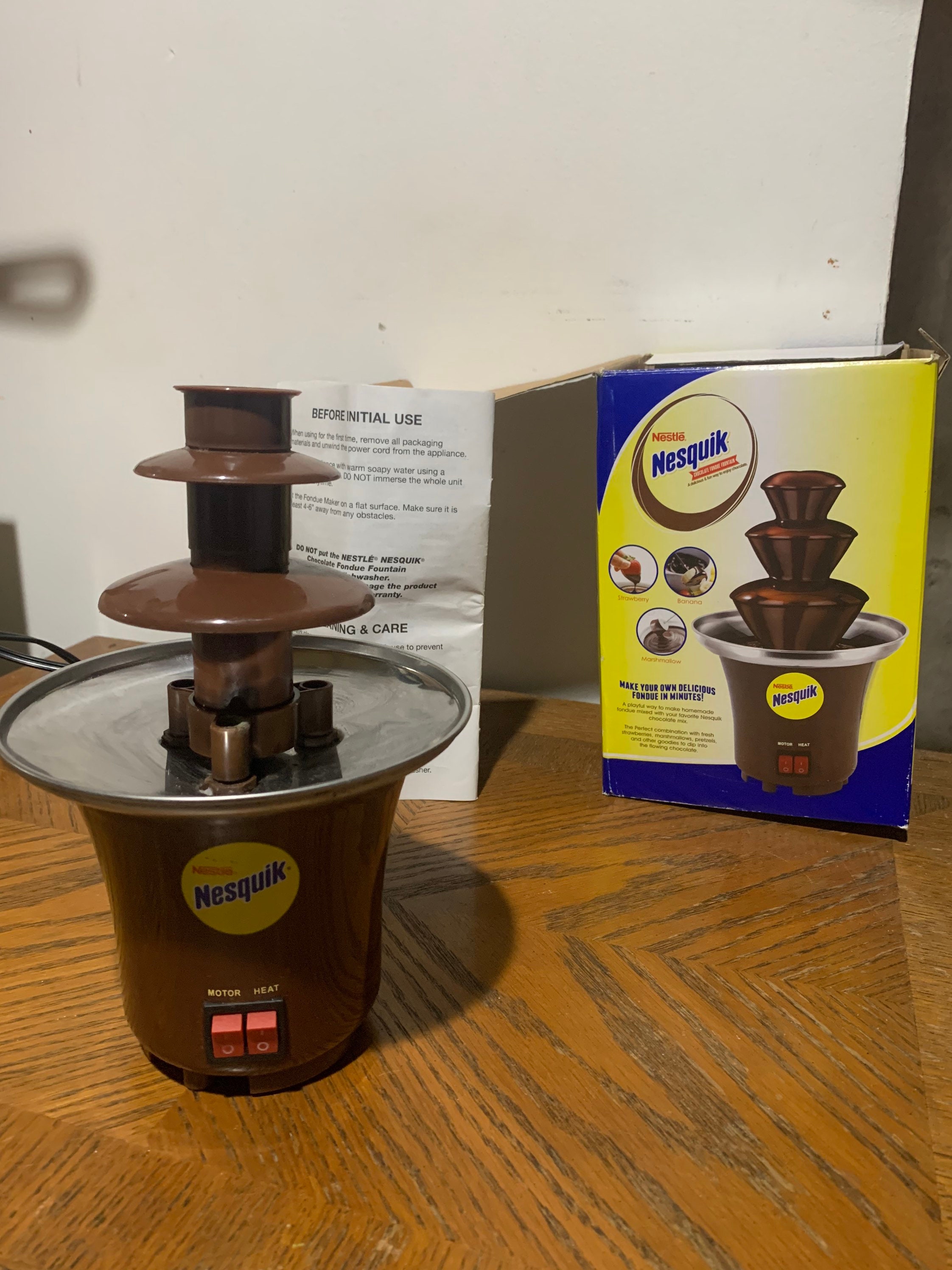 AHRIWINK Pot de Fusion au Chocolat électrique Chocolatiere Mini Fondue Fondue Fondue Fondue Fondue Fontaine pour Café Beurre Candy Home avec sur Accessoires gratuits,Rose 