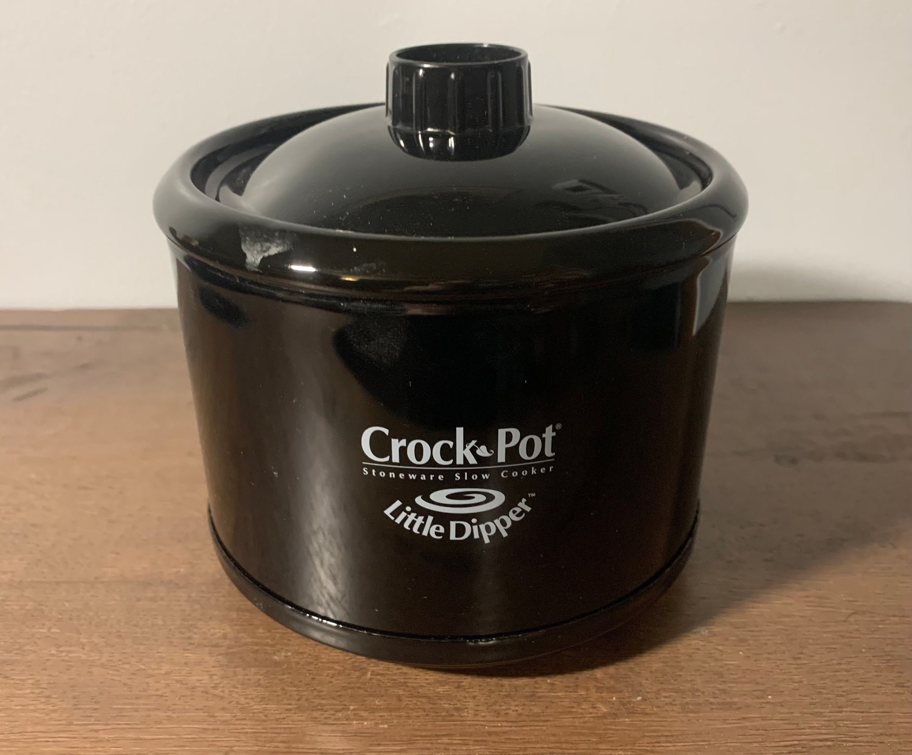 Crock-Pot Little Dipper Mini Slow Cooker Black Model 32041 Dip Pot