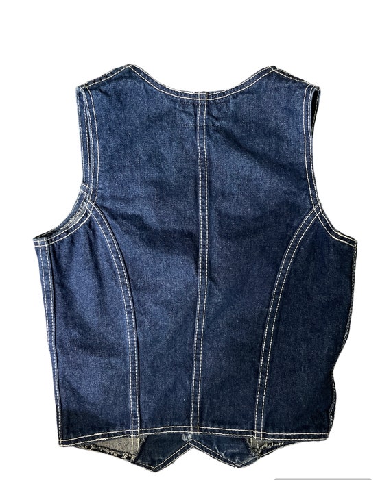 Denim vest - image 4