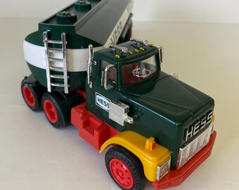 1984 Hess Fuel Oil Tanker with Bank, Vintage Toy Truck