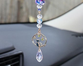 Cat Rear View Mirror Charm