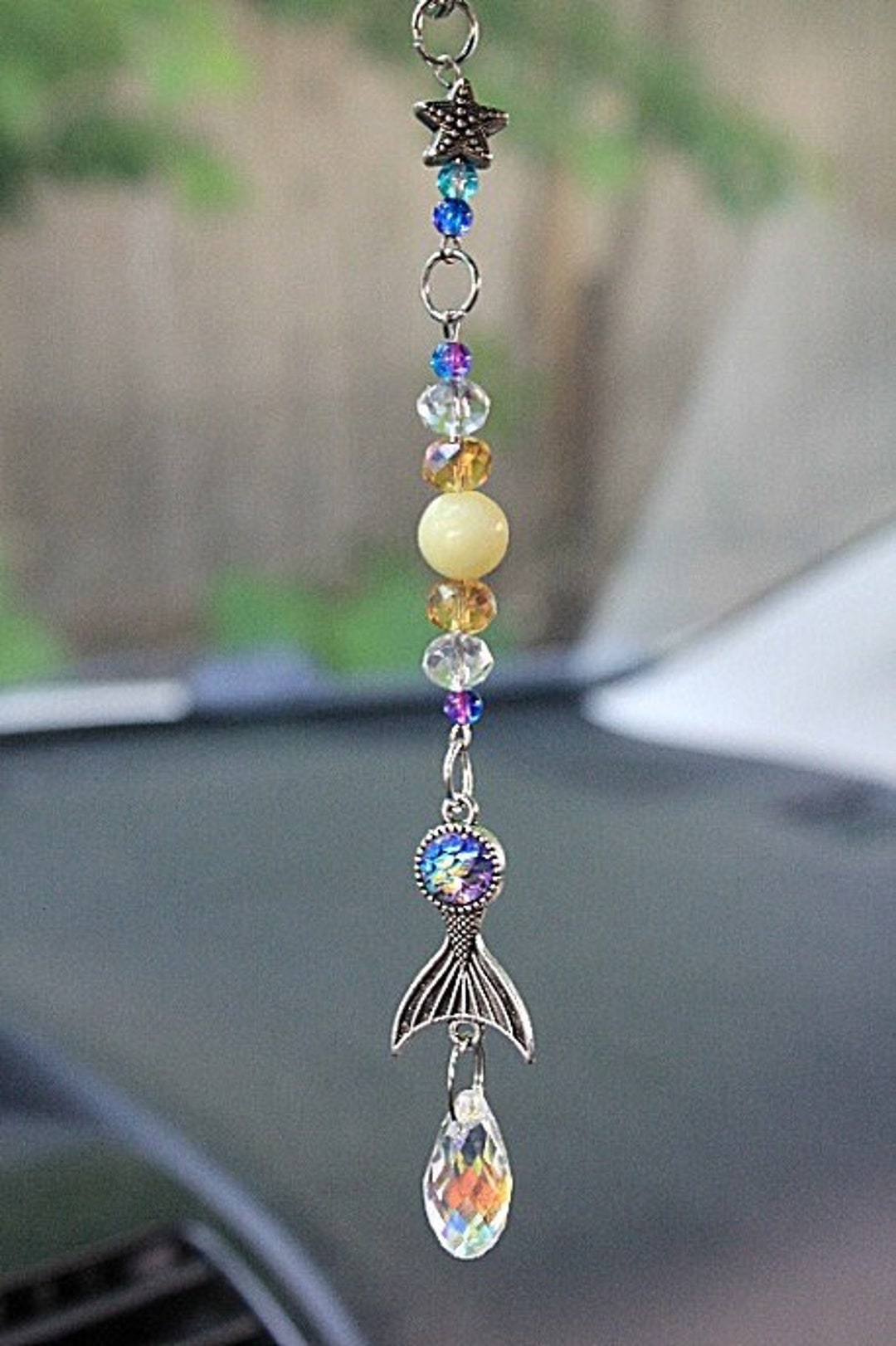 Mermaid Tail Car Charm - Etsy