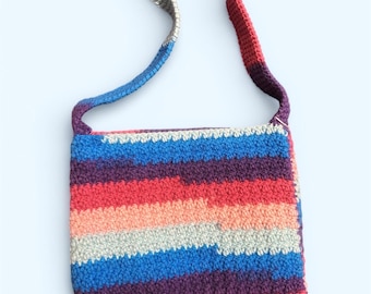 Space Crystals Crocheted Purse