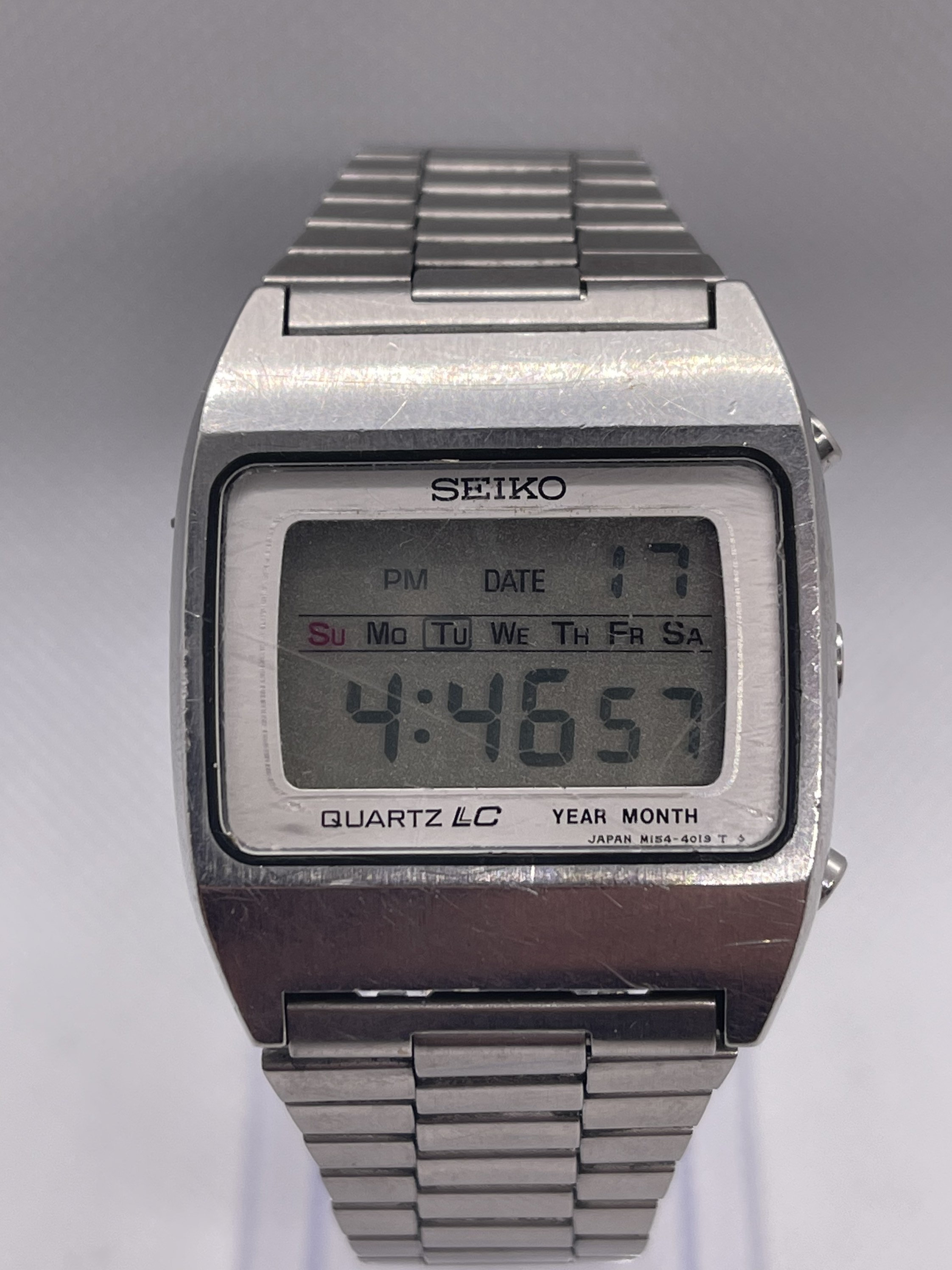 Vintage Seiko Quartz Moon Racker in Stainless Steel LC - Etsy