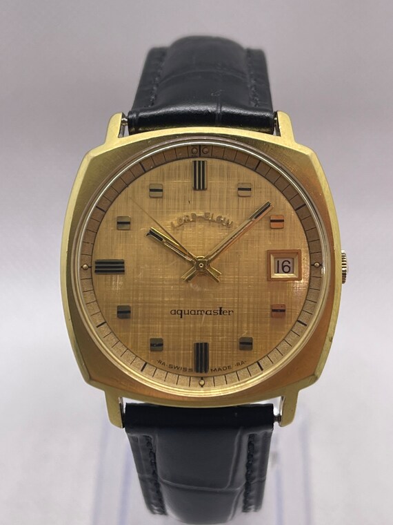 Montre Automatique Vintage LORD ELGIN Aquamaster Avec Bracelet Cuir - Occasion