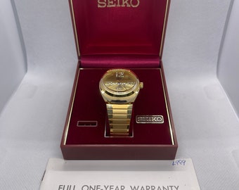 Vintage Seiko Electra 23 Jewel Manual Wind NOS in Box 35mm - Etsy