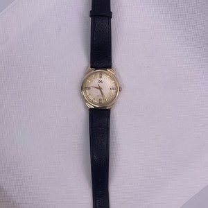 Vintage Gensler-lee Veri Matic Watch 14K Yellow Gold 33.8mm - Etsy