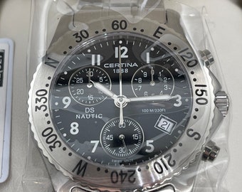 美品】サーチナ Certina DS Nautic クロノグラフ 38mm | www.stylos.com.br