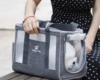 3 COLORS Cute Pet Dog Cat Carrier Portable Travel Hand Bag Shoulder Bag Tote Bag Puppy GIFT  (For Small Dogs and Cats)