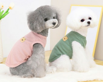 Cute Pet Dog Clothes Puppy Cat Shirt Cozy Warm Jacket Sweater COTTON GIFT ( For Small Dogs )