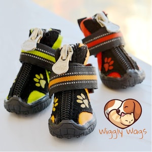 Cute Waterproof Dog Pet Shoes Boots Super Warm Comfy Rubber Non Slip Travel GIFT