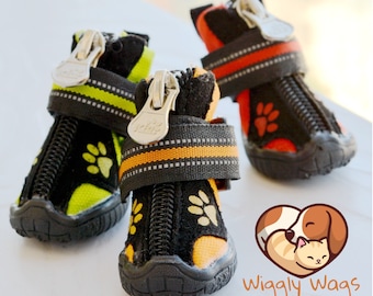 Cute Waterproof Dog Pet Shoes Boots Super Warm Comfy Rubber Non Slip Travel GIFT