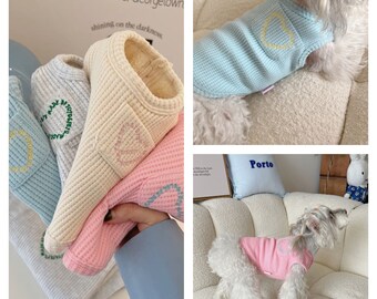 Cute Pet Dog Clothes Puppy Cat Shirt Warm Jacket Sweater GIFT (For Small Dogs)