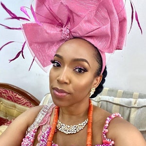 Asoke Headband Bow Style with Normal asooke