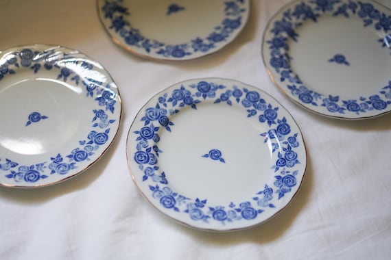 たち吉 DINERWARE RICHFELD Japanese Vintage Richfield Tachikichi Porcelain Plate Saucer Set