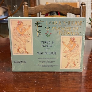 Flora's Feast A Masque of Flowers by Walter Crane Playing Cards - Sealed