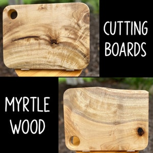 Handcrafted Charcuterie Boards, Oregon Myrtlewood