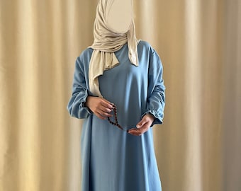 Prayer Dress, One-Piece Prayer Dress, Islamic Clothing, Prayer Abaya, Solid Color Prayer Dress, Wholesale Prayer Dress, Prayer Dress Womens