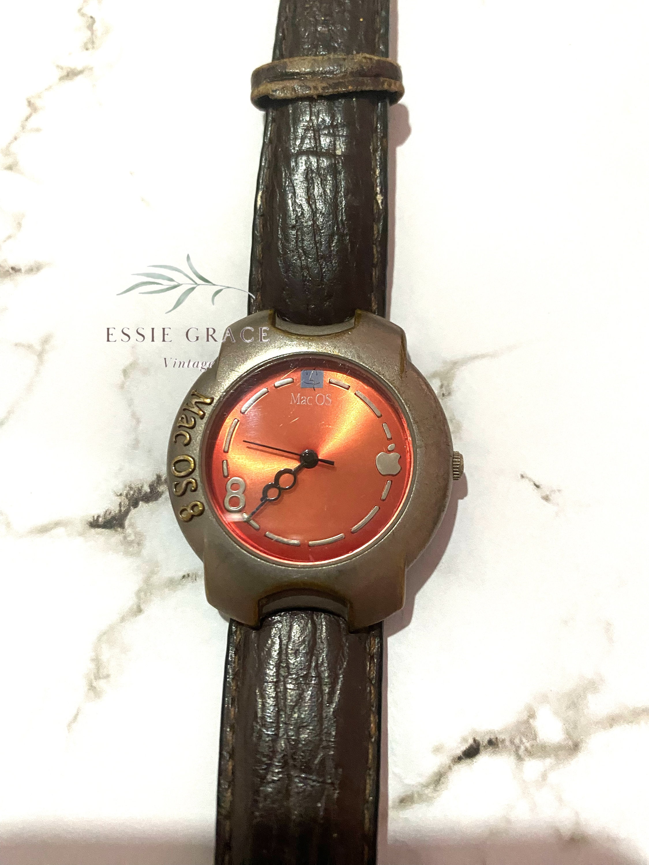 Mac OS 8 Watch Vintage Apple Watch Collectable Rare Watch